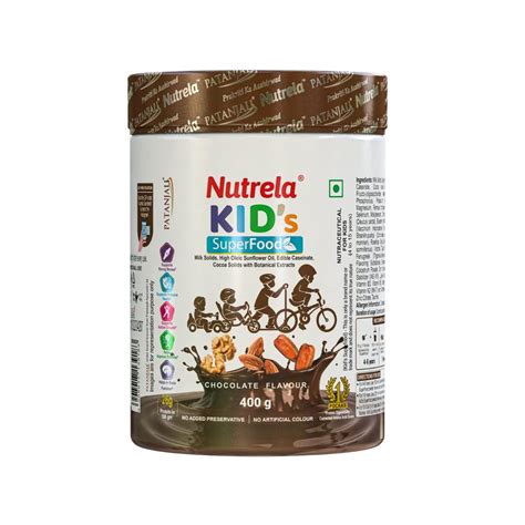 Buy Nutrela Kids Protein Powder - 400g, Chocolate Flavour | Helps in ...