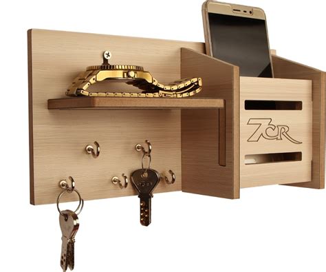 7CR pocket with shelf Wooden Key Holder Price in India - Buy 7CR pocket ...