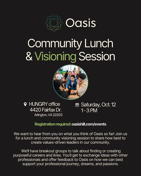 Community Lunch & Visioning Session
