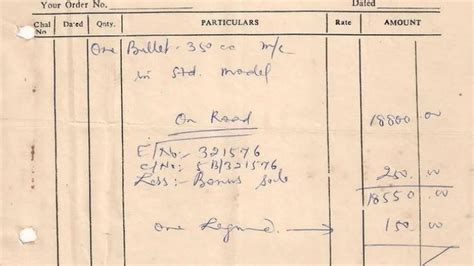 Royal Enfield Bullet 350cc cost just Rs 18,700 in 1986; Bill goes viral ...