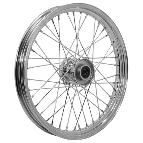 Mid-USA 21 x 2.15 Chrome Antique Style Front Spool Wheel – Lowbrow Customs