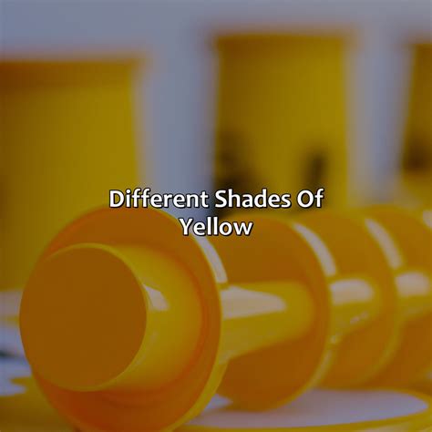 Different Shades Of Yellow - colorscombo.com