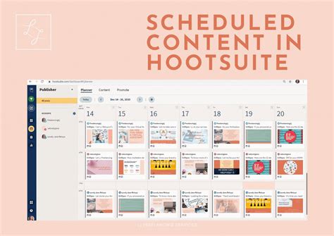 Scheduled Content in Hootsuite in 2025 | Virtual assistant, Social ...