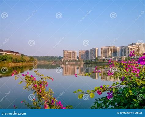 The Scenery of Songshan Lake, Dongguan City, Guangdong Province, China ...