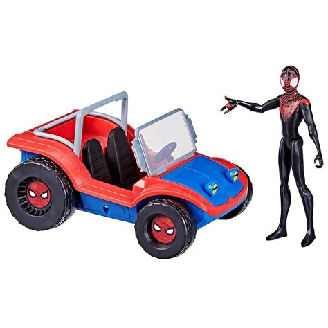 Buy Marvel Spider-Man Spider-Mobile 6-Inch-Scale Vehicle with Miles ...