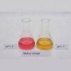 give example of an indicator and its colour in acid and alkaline medium ...