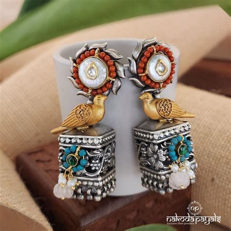 2 Tone Earrings – Nakoda Payals