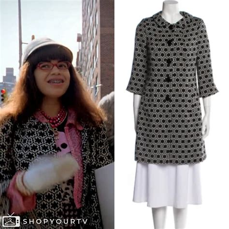 Ugly Betty: Season 3 Episode 8 Betty’s Black and White Coat | Shop Your TV