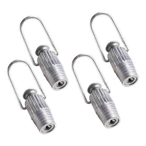 TOPBATHY 4 Pcs Metal Clothesline Tightener Aluminium Rope Tightener ...