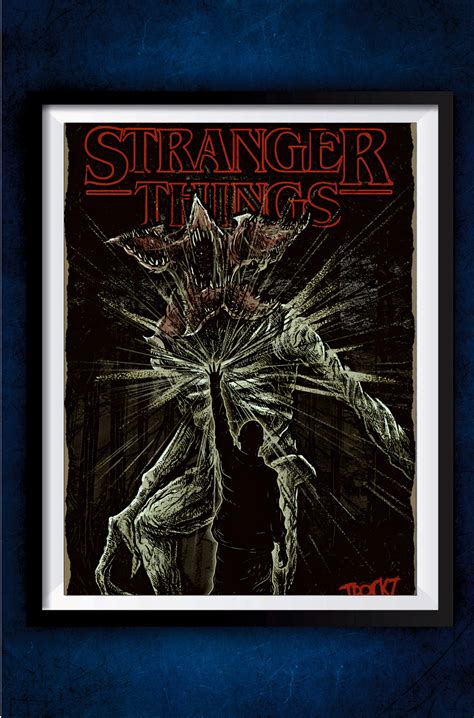 The Demogorgon Poster || Stranger Things Posters – GeekyGallery