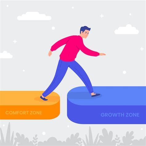 Hand drawn comfort zone illustration | Free Vector