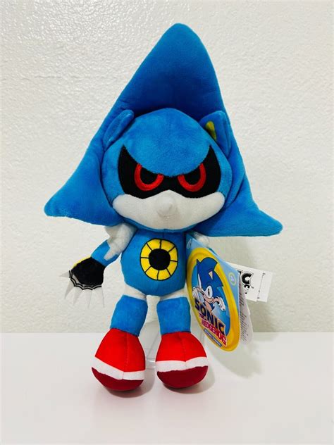 Sonic Hedgehog 9" Classic Metal Sonic Plush Figure Jakks Pacific NWT ...