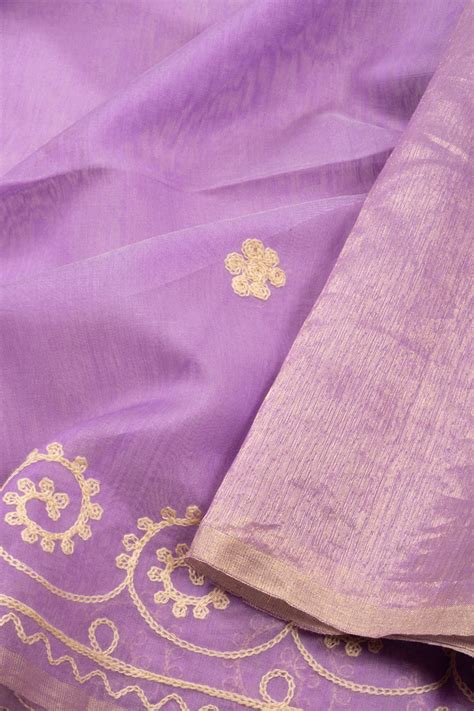 Hand Embroidery Sarees Online - Beautiful Embroidered Motifs – Avishya.com