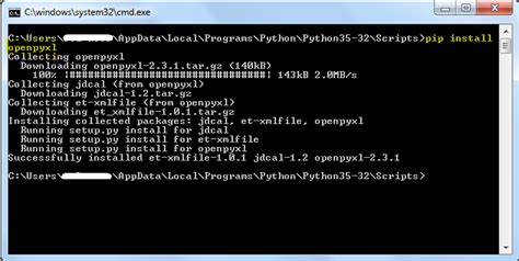 Install Openpyxl Python 的图像结果