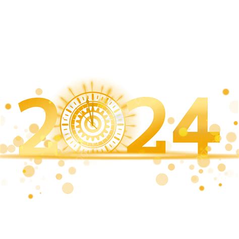 2024 Year Of The Dragon Clock Font, Lunar New Year, Chinese New Year 2024, Chinese Zodiac PNG ...