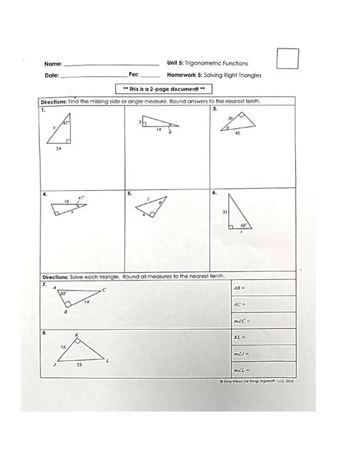 Solving Triangles Practice 的图像结果