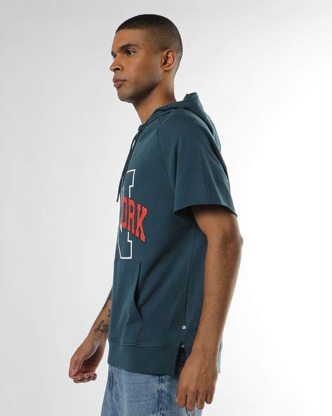 Buy Teal Sweatshirt & Hoodies for Men by ALTHEORY Online | Ajio.com