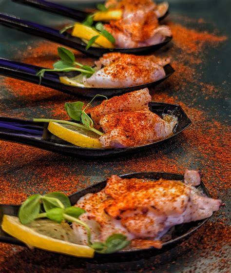 Spanish Octopus Carpaccio Scoops | 20 Scoops – Get The Cook by Meat N' Bone