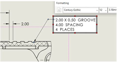 Smart Notes in SolidWorks Drafting 的图像结果
