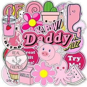 letosan Cute VSCO Stickers for Water BottlesWaterproof and Durable ...