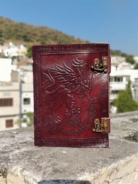 Memphis Vintage Handmade Leather Journal | Leather Notebook | MaheTri