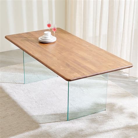 Buy Havana Acacia Wood 6-Seater Dining Table - Walnut from Home Centre ...