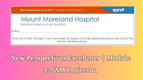 Image result for Excel 2019 Module 4 Sam Project 1A