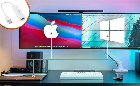 Mobi Lock USB Ethernet LAN Network Adapter Compatible with Laptops and ...