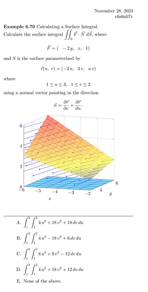 Image result for Texmaker Surface Integral