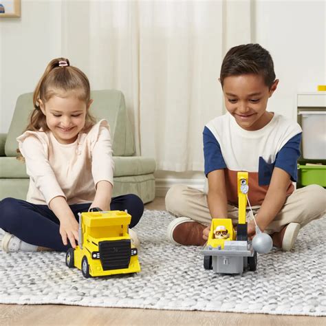 Buy Paw Patrol Rubble 2 In 1 Transforming X-Treme Truck With Excavator ...