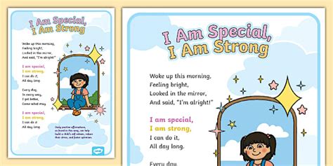 I Am Special, I Am Strong Song
