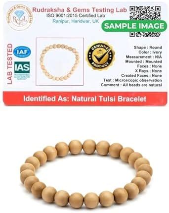 Buy AARTI CART™|Certified Bracelet|Wooden Tulsi Beaded Bracelet ...
