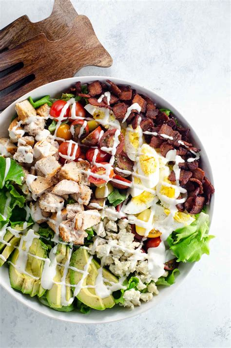 Cobb Salad with Ranch Dressing (Keto & Gluten-Free) - Umami Girl