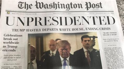 Donald Trump resigns, worldwide celebrations: Fake Washington Post ...