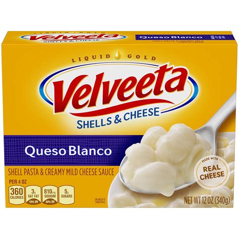 Velveeta Queso Blanco Shells and Cheese Dinner (12 oz Box)