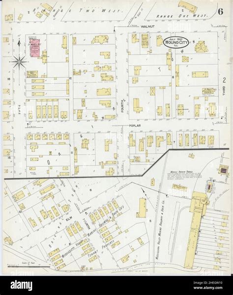 Map of mound city hi-res stock photography and images - Alamy
