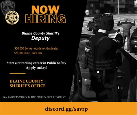 SAVRP Blaine County Sheriff's Office IS NOW HIRING!!! Looking for ...