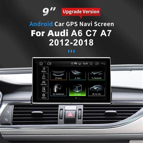 AUDI A6 C7 A7 2011-2018 WIFI 4G 4+64GB RAM CARPLAY 9 INCH IPS TOUCH ...