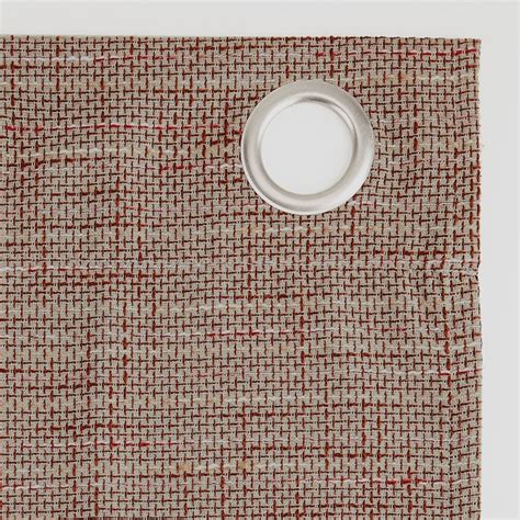 Sun Zero 84-in Russet/Linen Blackout Standard Lined Grommet Single ...