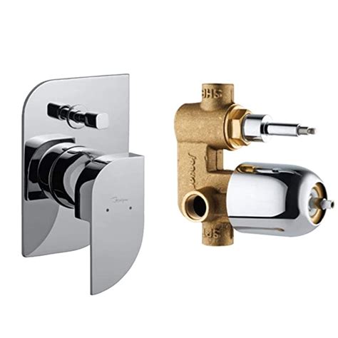 Jaquar ALI-CHR-85079K, ALD-079 Brass Complete Diverter Set, Silver ...
