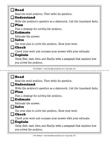 Image result for Problem Solving Strategies Worksheet