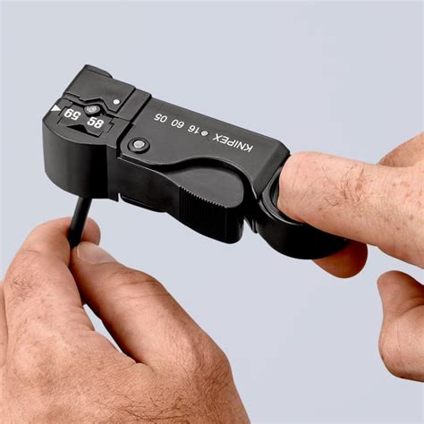 16 60 05 SB Knipex | Knipex 16 60 05 SB Series Coaxial cable stripping ...