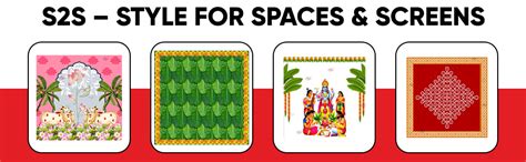 S2S Kolam Muggu Backdrop Cloth | for Pooja, Traditional, Background ...