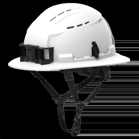 Casco de seguridad de ala completa blanco con ventilación BOLT™ – Tipo ...