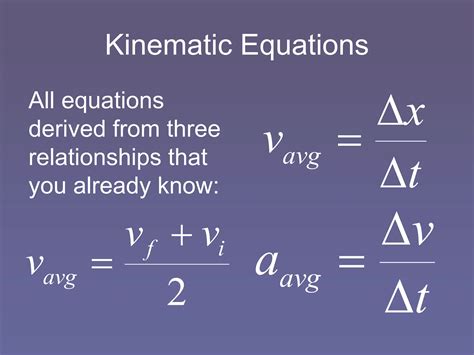 KinematicEquations.ppt