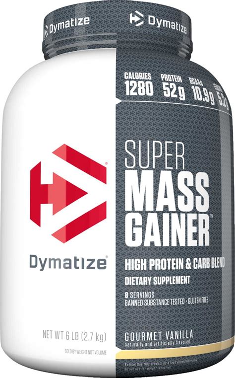 Dymatize super mass gainer vanilla protein powder 6 lbs – Artofit