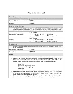 Visjet - Fill Online, Printable, Fillable, Blank | pdfFiller