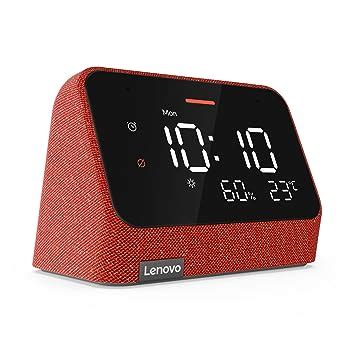 Lenovo Smart Clock Essential with Alexa Built-in (Clay Red) : Amazon.in ...