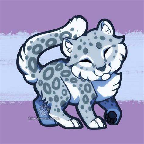Snow Leopard chibi by ShinePawArt on @DeviantArt | Snow leopard art ...