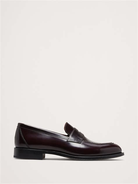 Leather Dress Penny Loafer | Banana Republic